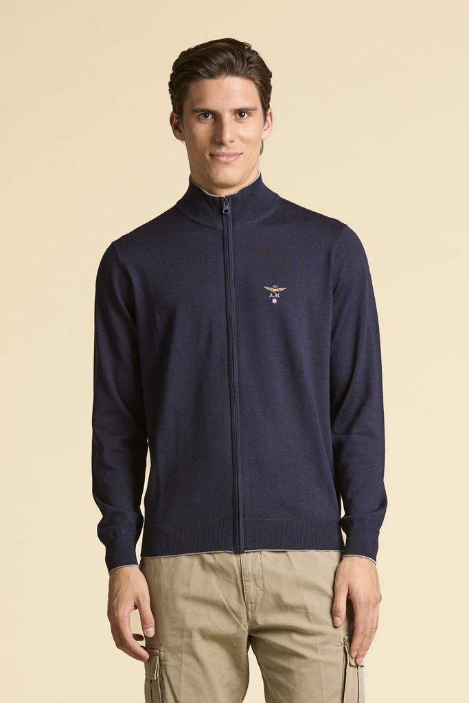 Кардиган AERONAUTICA синий молния