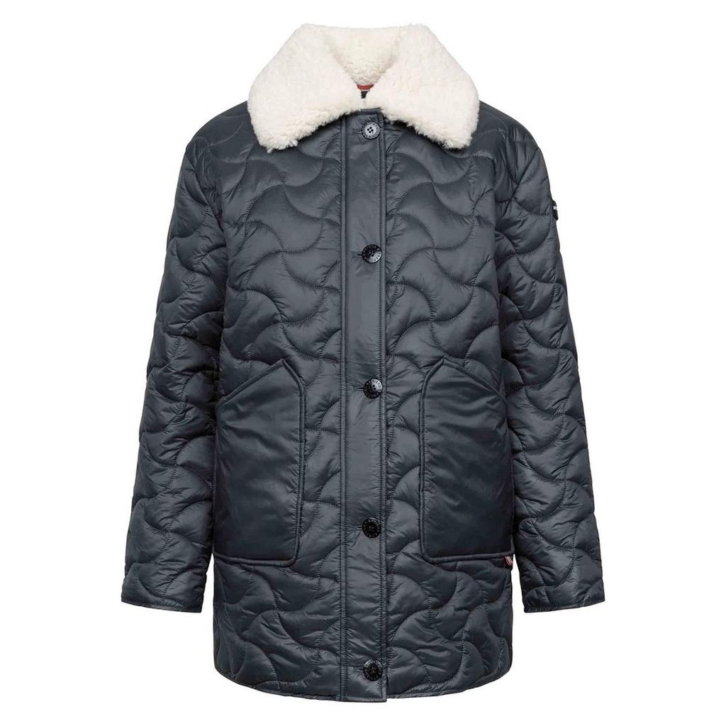 Куртка жен. FRIEDA&FREDDIES 5736 графит, белый ворот