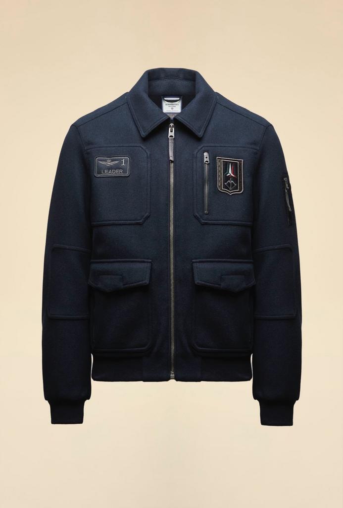 Бомбер AERONAUTICA 1380 шерстяной