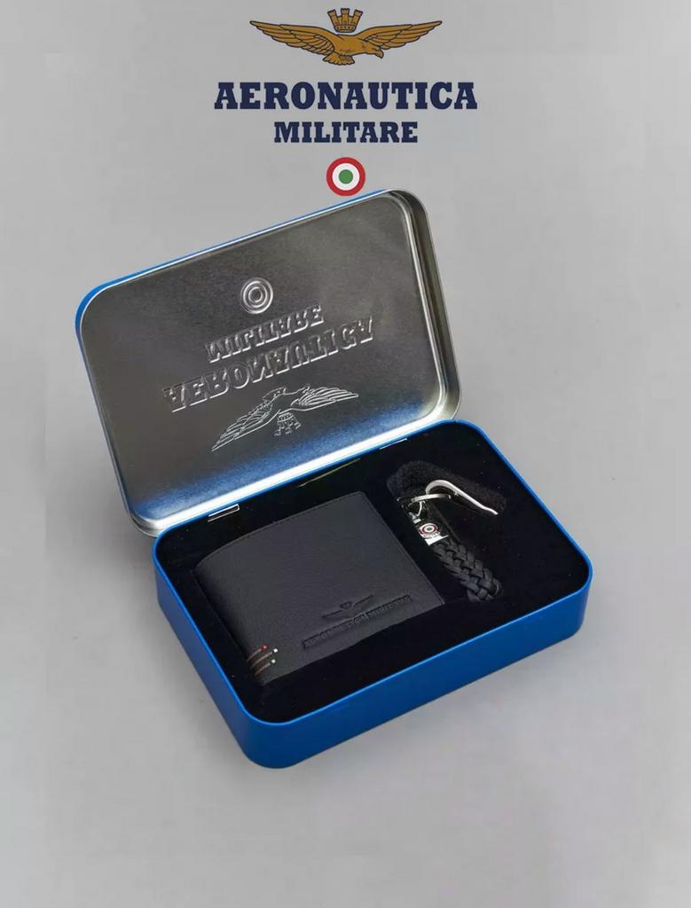 Подарочный набор AERONAUTICA синий с брелком