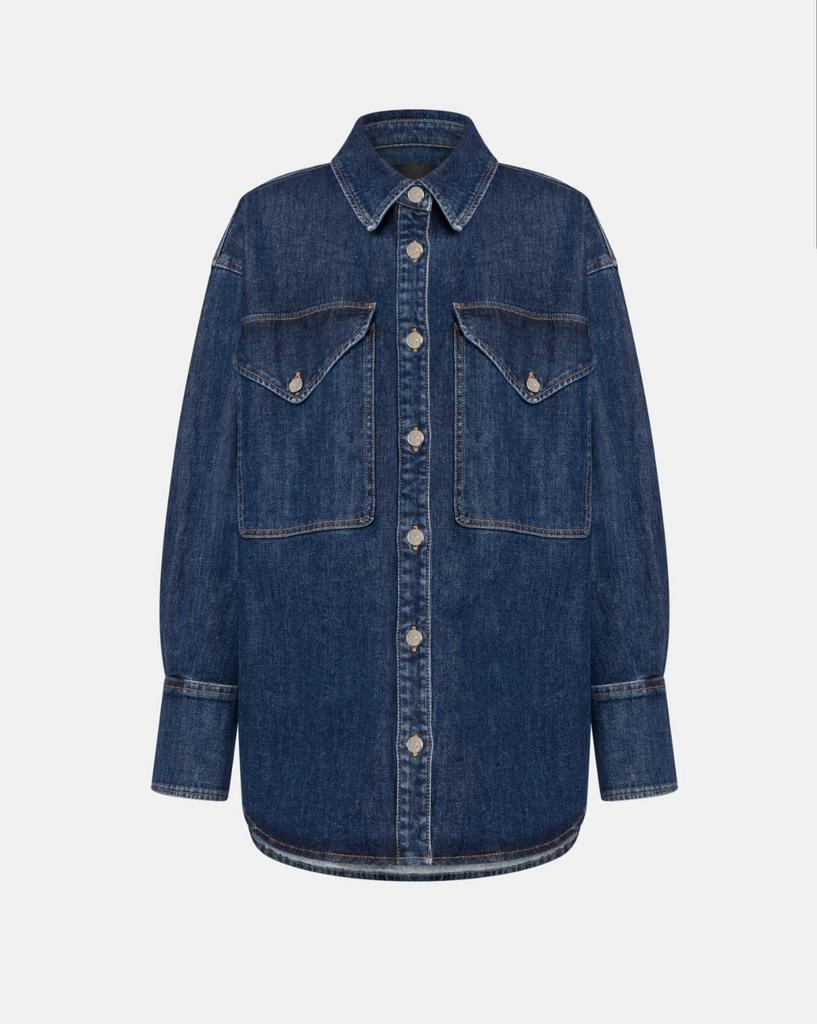 Рубашка DONDUP джинсовая карманы