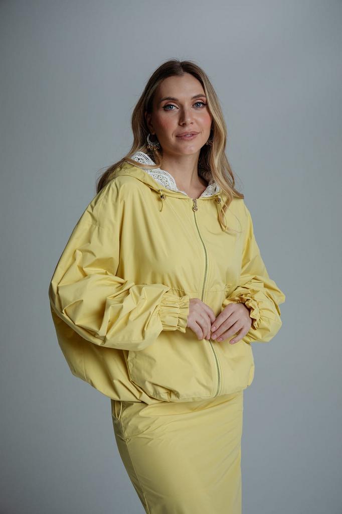 Куртка TUFFONI 7726004 горчица, кружево