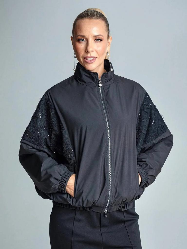 Куртка TUFFONI 7726003 черная, кружево