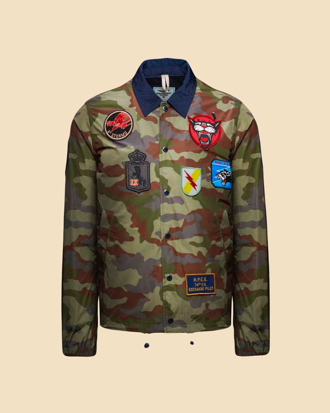 Куртка AERONAUTICA милитари нашивки