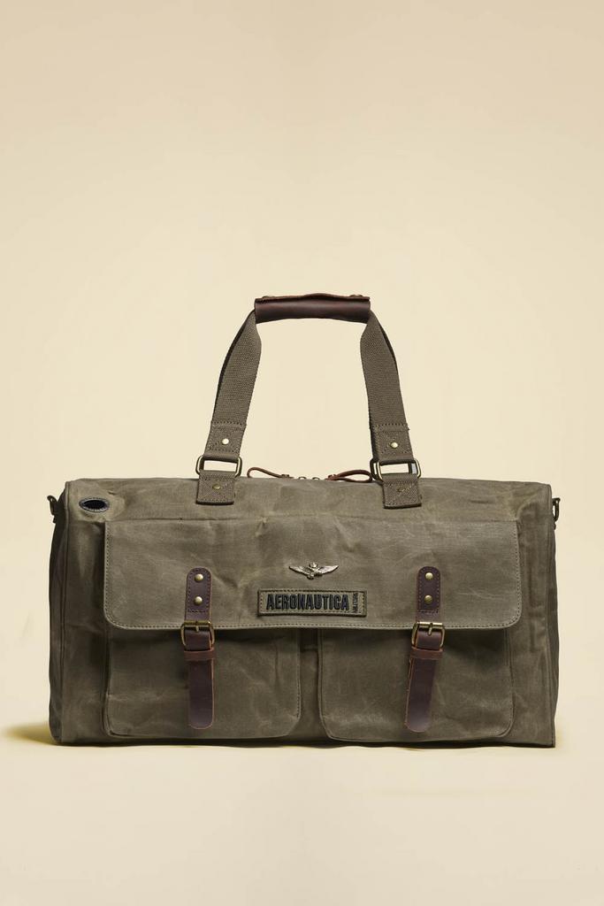 Сумка AERONAUTICA хаки дорожная