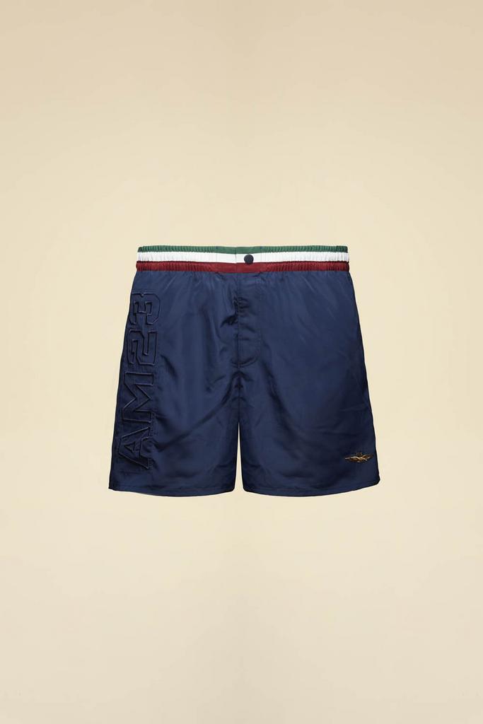 Шорты AERONAUTICA синие пляжные