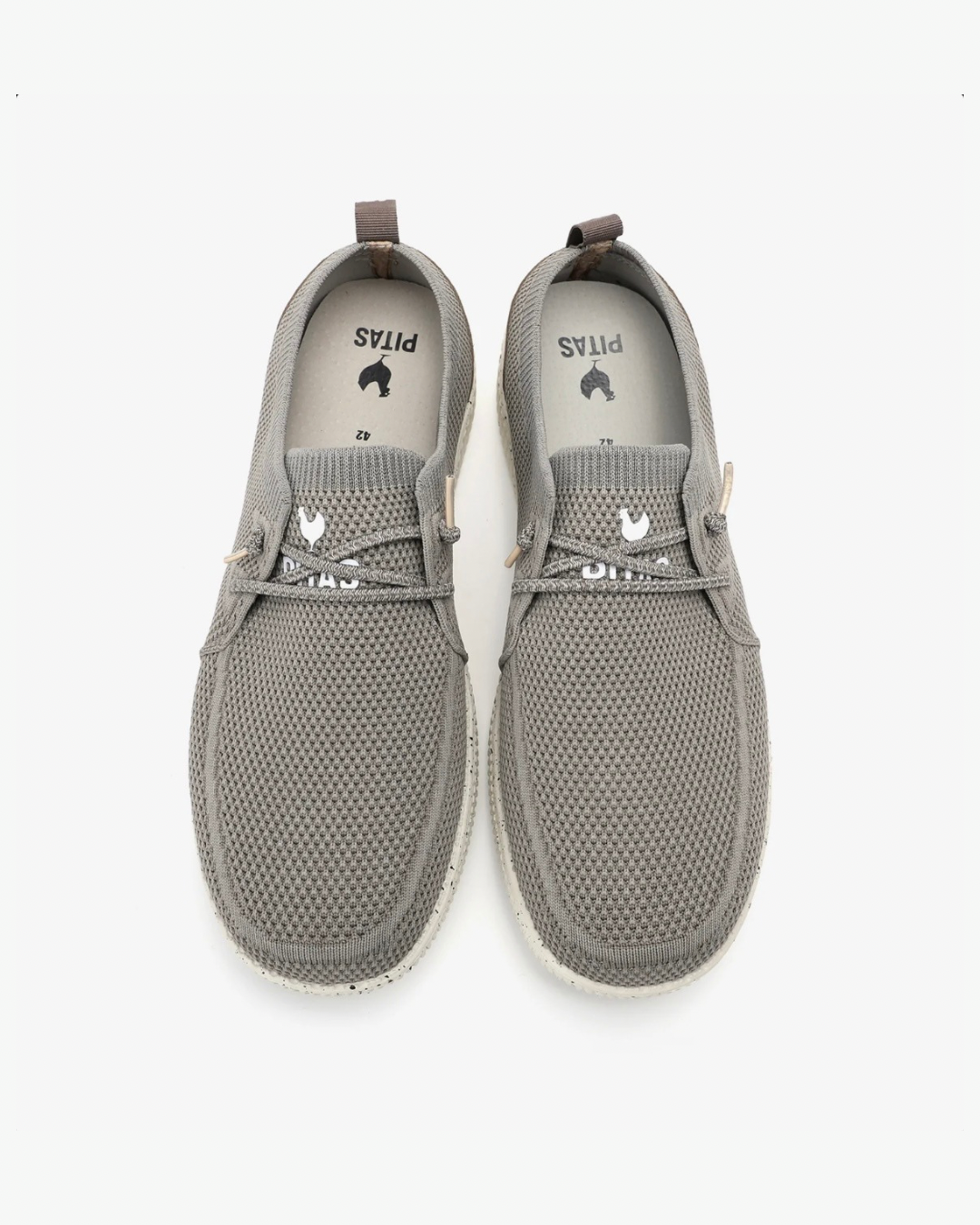 Топсайдеры муж PITAS WALLABI серые