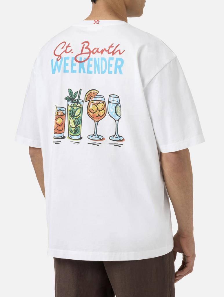 Футболка Saint Barth Weekender белая
