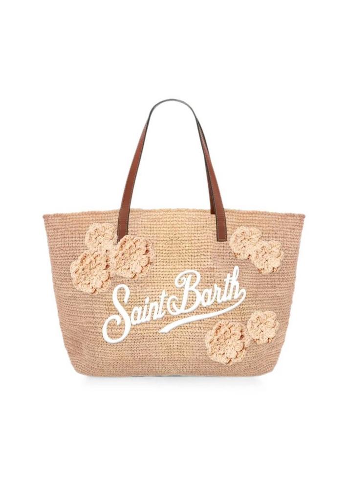 Сумка Saint Barth Vanity рафия, цветы