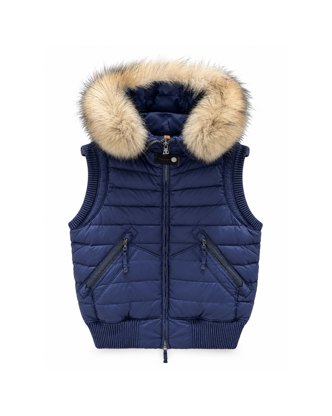 Жилет жен. Parajumpers Vest синий опушка