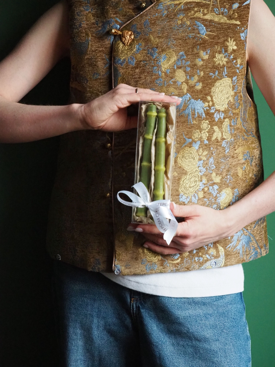 Свечи ручной работы "Бамбук"