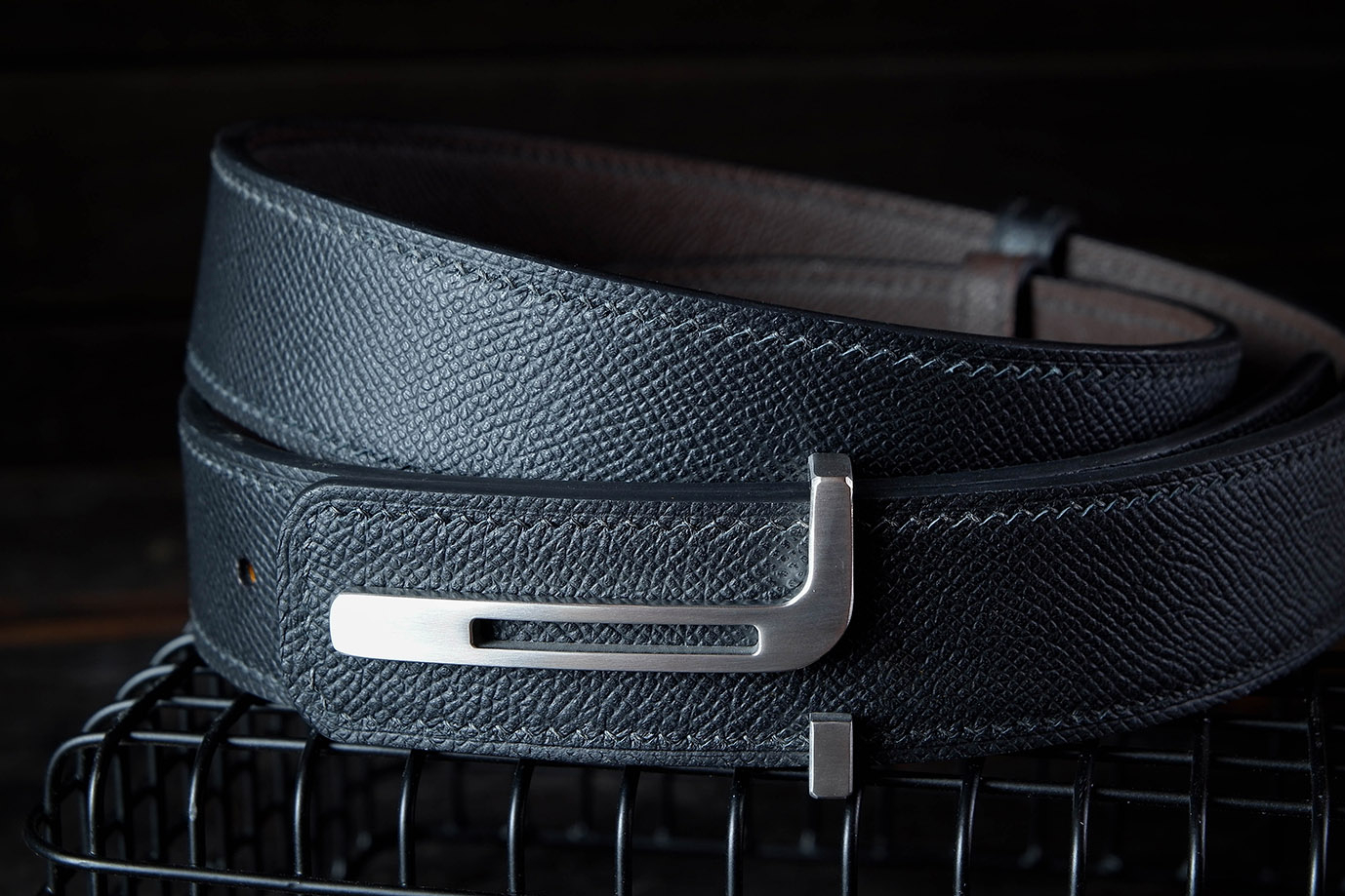 мужской ремень, кожаный ремень, для джинсов, для брюк, французская кожа, коричневая кожа, черная кожа Epsom, Hermes, пряжка нержавеющая сталь, ширина 35 мм, 3.5 см, ручная работа, Grossone, надежная пряжка, ручная прошивка, брючный, джинсовый ремень, классический ремень, купить ремень, заказать ремень, ремень под заказ, ремень большой размер, тресхлойный ремень, кевларовая вставка, с кевларом, двусторонний ремень