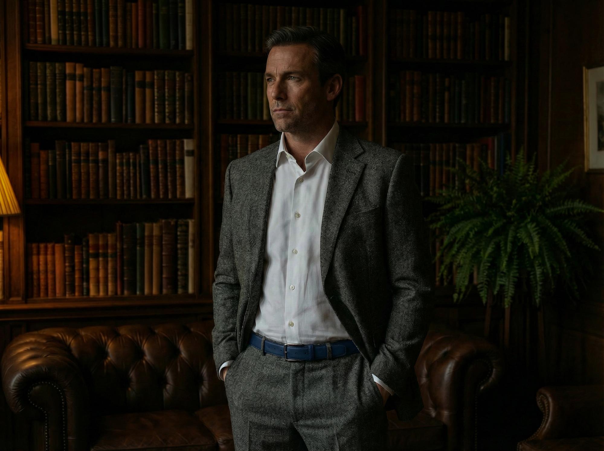 Брючный ремень трехслойный с кевларом, Epsom (GK03)