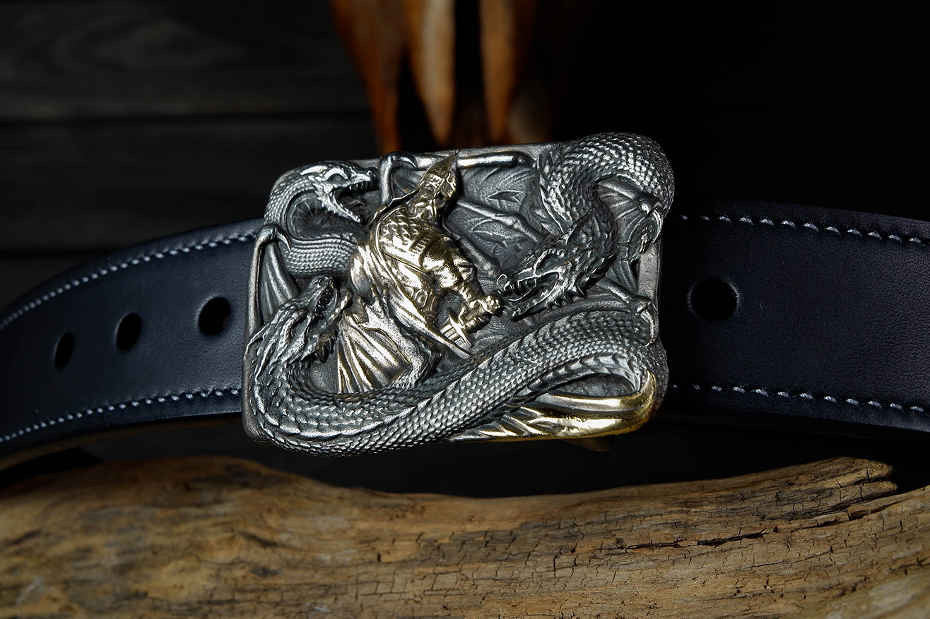 авторские пряжки, необычные пряжки, пряжка добрыня, пряжка богатырь, мужской ремень, кожаный ремень, для джинсов, черная кожа, толстый ремень, пряжка литая латунь, ширина 40 мм, 4 см, ручная работа, Grossone, водяной буйвол, надежная пряжка, японская кожа, ручная прошивка, брючный, джинсовый ремень, классический ремень, купить ремень, заказать ремень, ремень под заказ, ремень большой размер