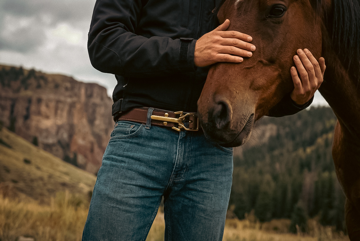 Littleton литая латунь, японская кожа (JBRLL2)