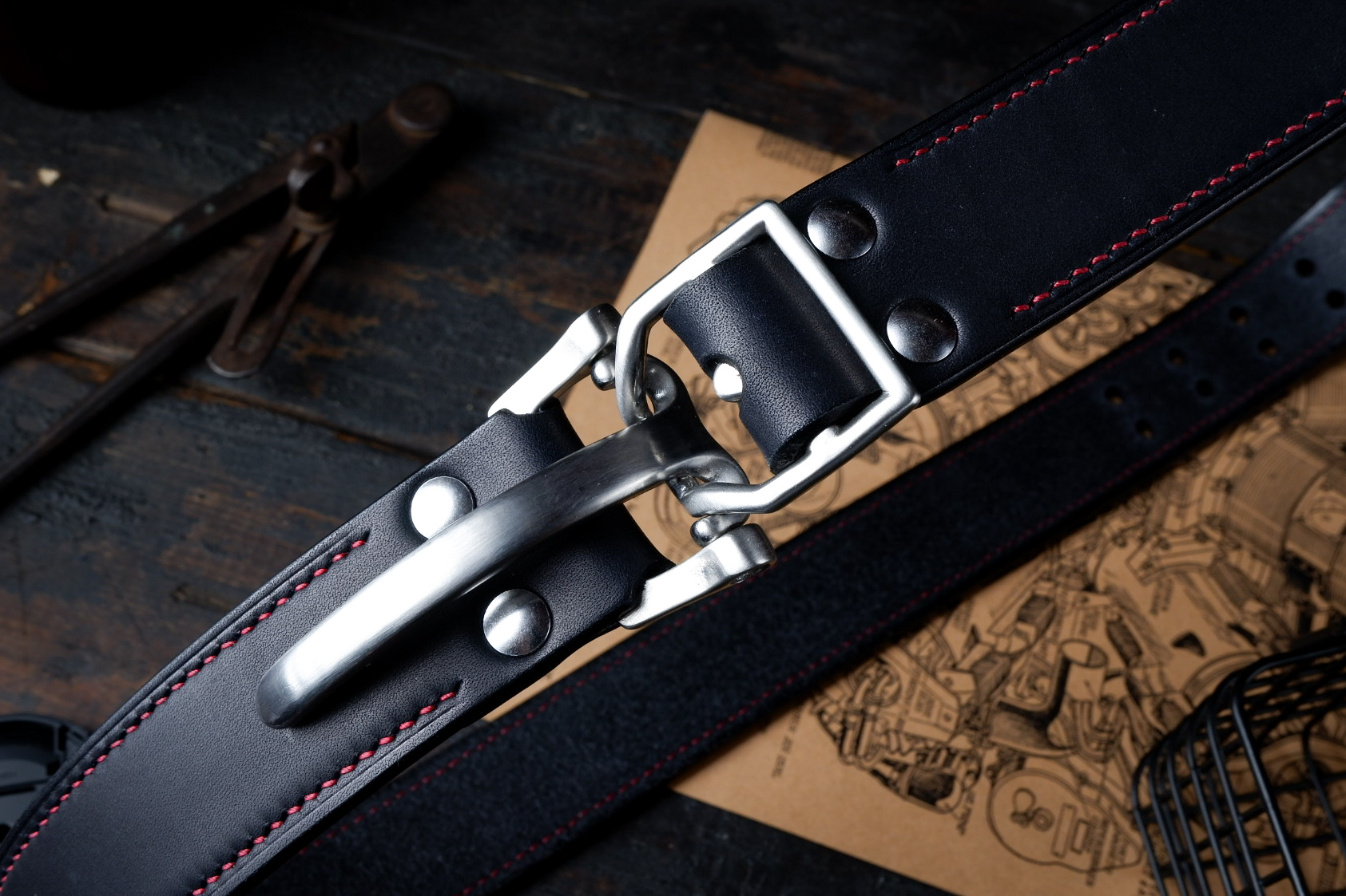 Littleton нержавеющая сталь, японская кожа (JBLL3)