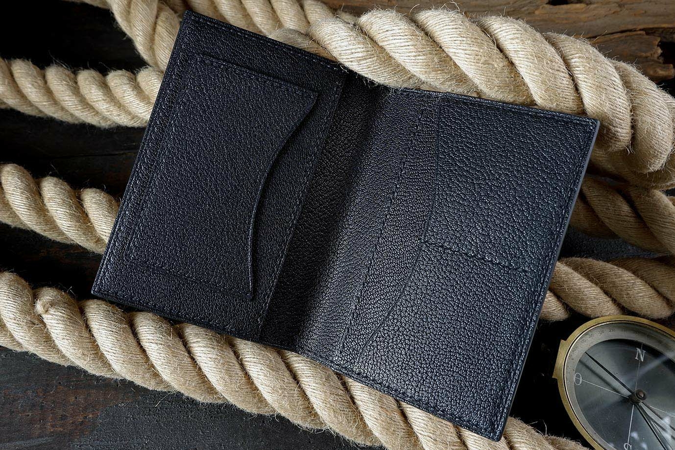 обложка для паспорта, для документов, черная кожа, французская кожа, кожа козы, Hermes, заказать обложку, купить обложку, обложка под заказ, ручная прошивка, ручная работа, натуральная кожа