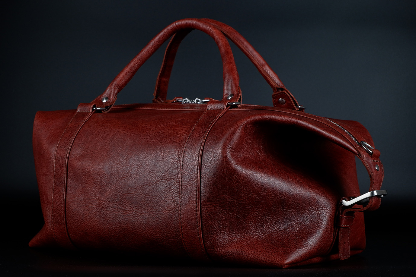 дорожная сумка,  мужская сумка, коричнево-бордовая кожа, итальянская кожа, бычья кожа, заказать сумку, купить сумку, ручная работа, натуральная кожа, сумка беринг, Grossone, фурнитура нержавеющая сталь, подклад канвас, итальянский канвас