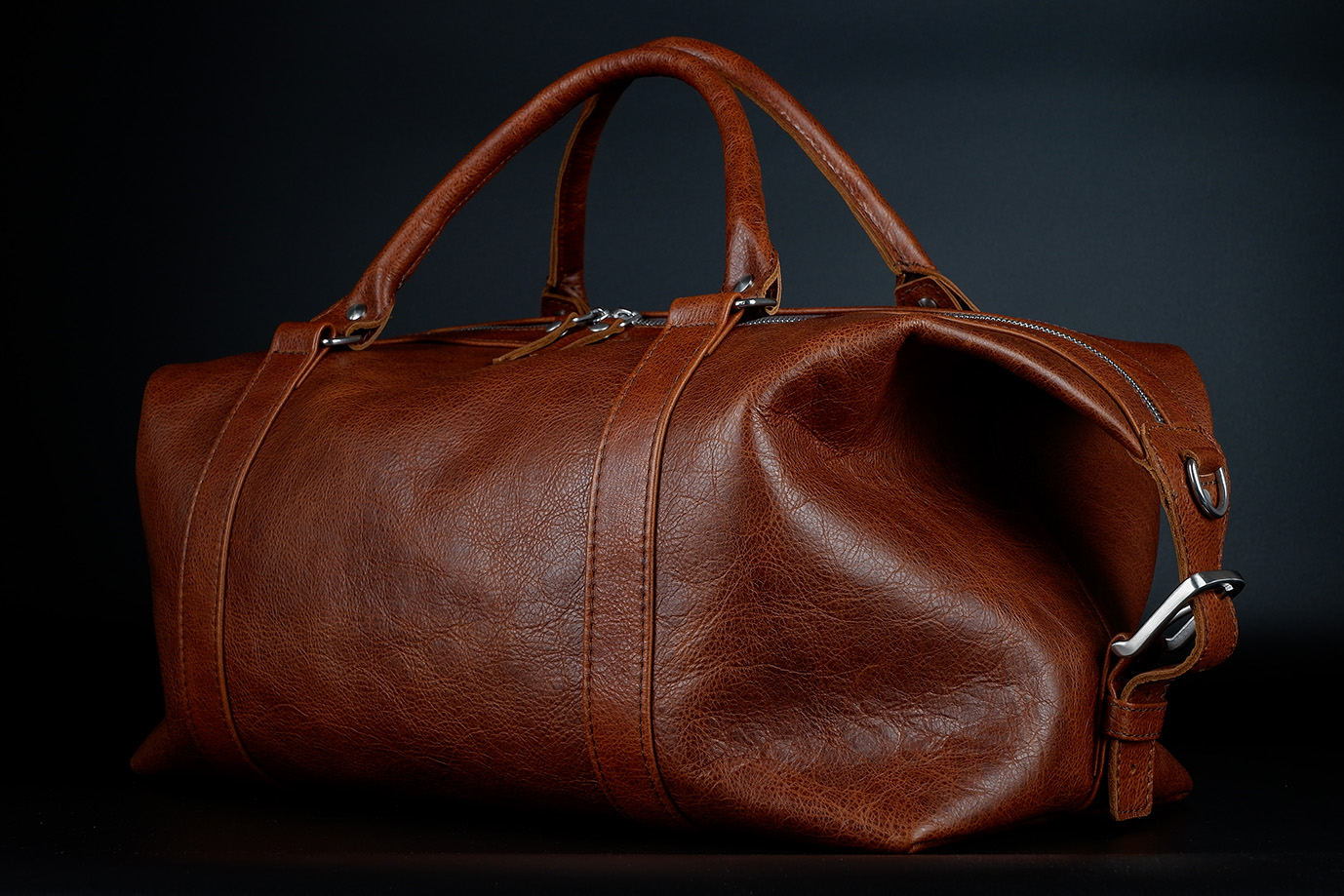 дорожная сумка,  мужская сумка, коричневая кожа, итальянская кожа, бычья кожа, заказать сумку, купить сумку, ручная работа, натуральная кожа, сумка беринг, Grossone, фурнитура нержавеющая сталь, подклад канвас, итальянский канвас