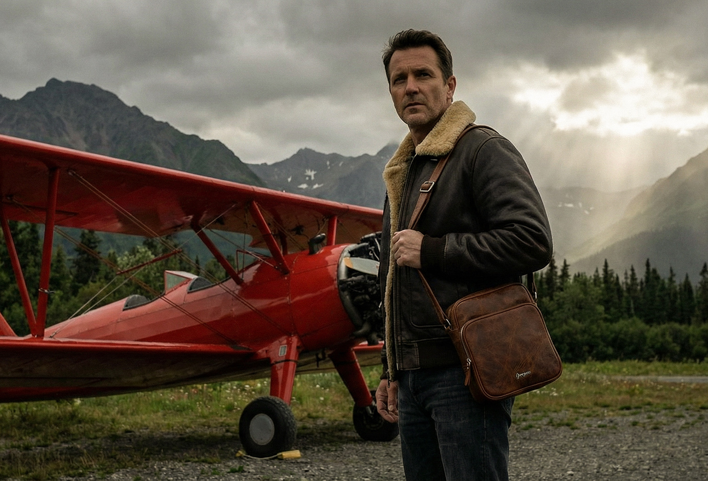 Сумка "Chkalov", цвет табак