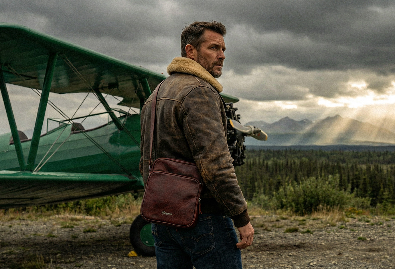 Сумка "Chkalov", цвет бордо