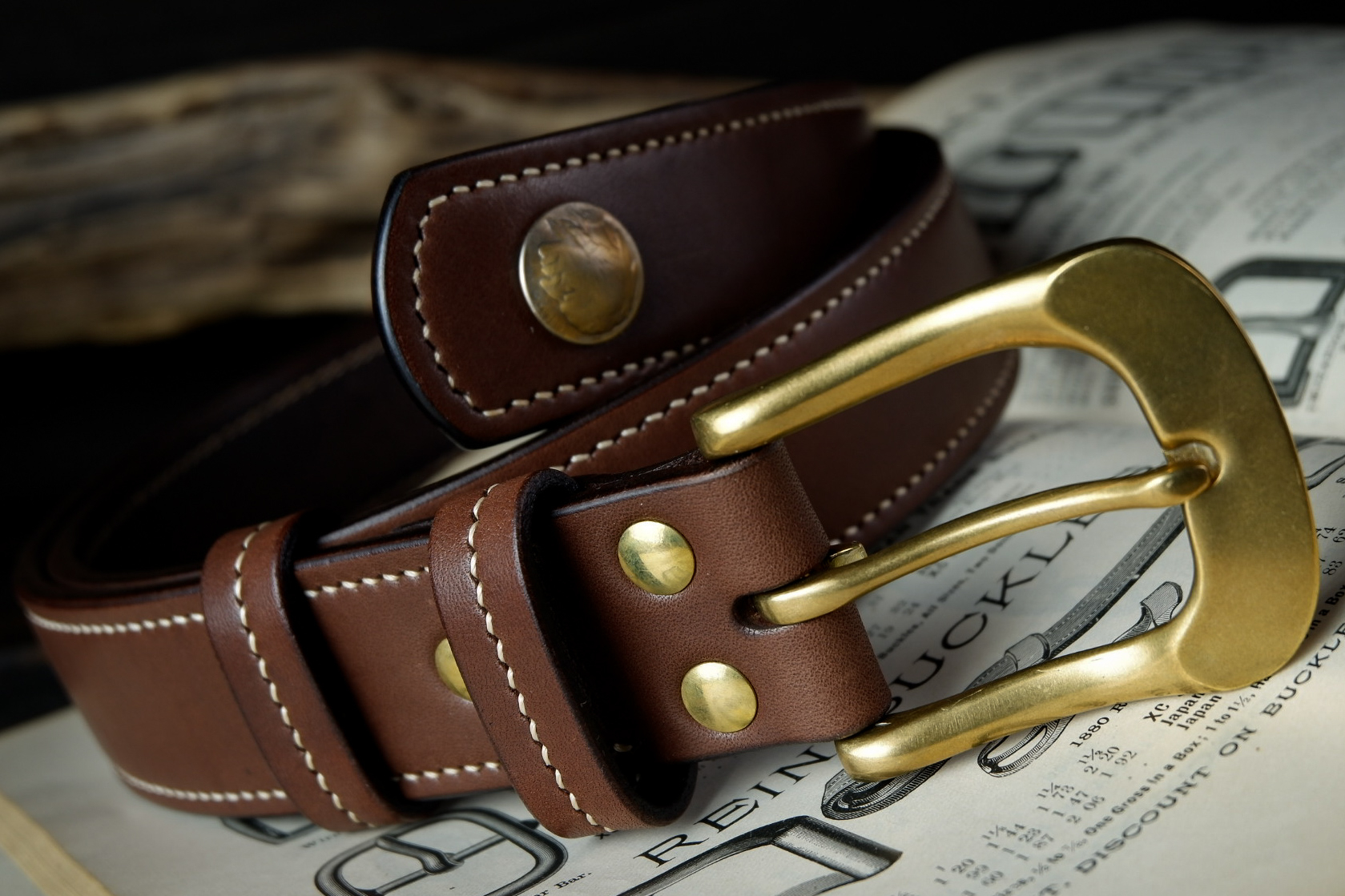 мужской ремень, кожаный ремень, для джинсов, коричневая кожа, толстый ремень, пряжка литая латунь, ширина 40 мм, 4 см, ручная работа, Grossone, водяной буйвол, надежная пряжка, японская кожа, ручная прошивка, брючный, джинсовый ремень, классический ремень, купить ремень, заказать ремень, ремень под заказ, ремень большой размер
