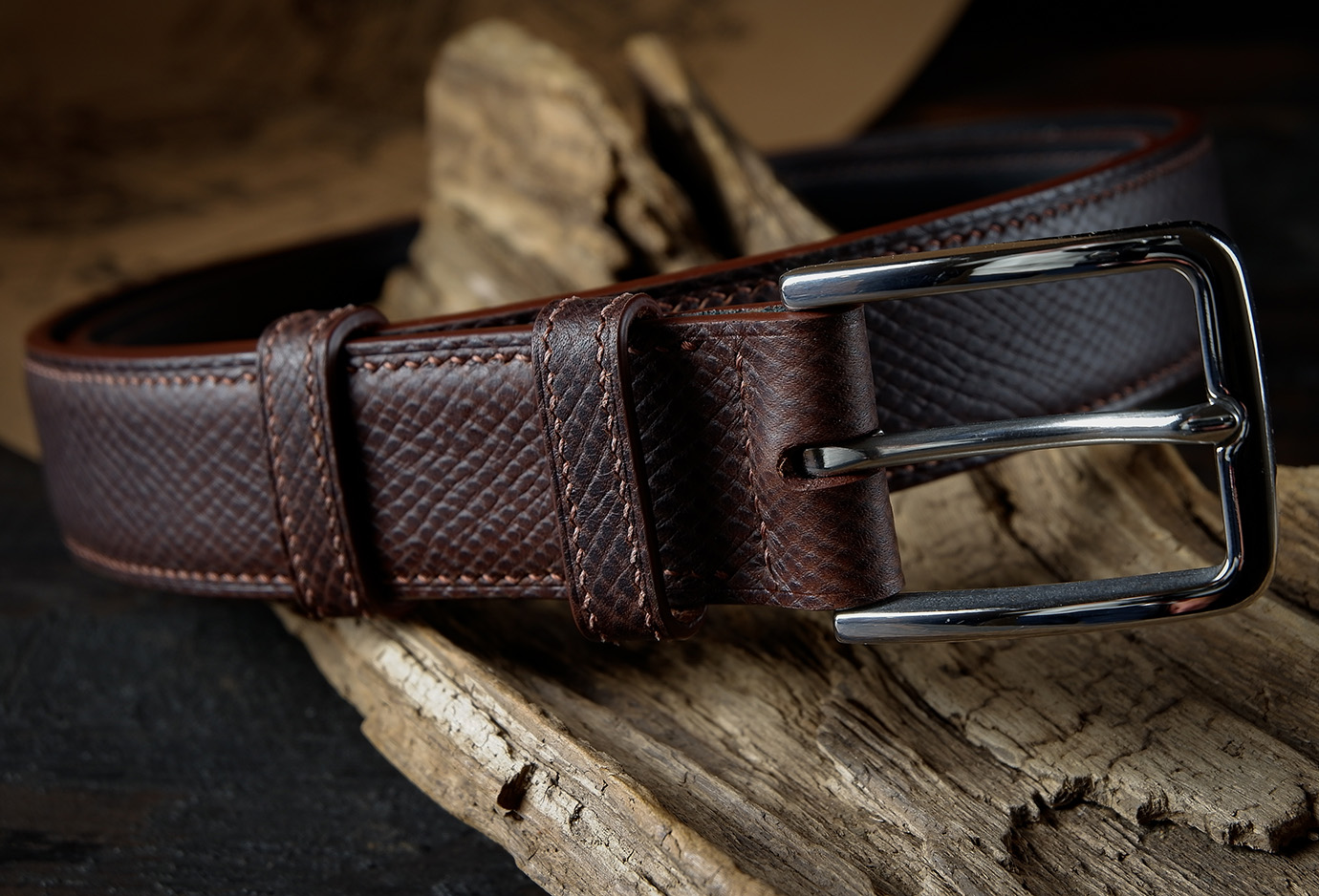 Брючный ремень трехслойный, Horween Pioneer (HW01)