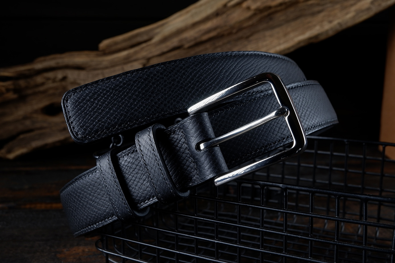 мужской ремень, кожаный ремень, для джинсов, для брюк, английская кожа, черная кожа, кожа Horween Pioneer, пряжка нержавеющая сталь, ширина 35 мм, 3.5 см, ручная работа, Grossone, надежная пряжка, ручная прошивка, брючный, джинсовый ремень, классический ремень, купить ремень, заказать ремень, ремень под заказ, ремень большой размер, тресхлойный ремень