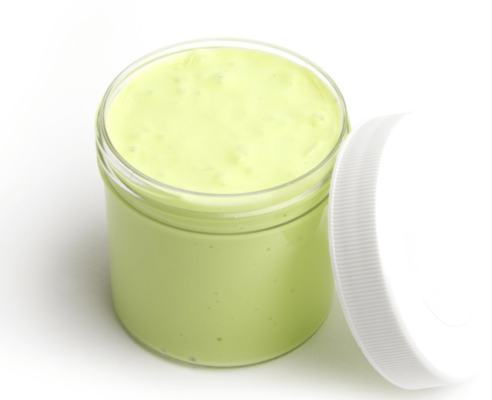 Слайм зелёное яблоко