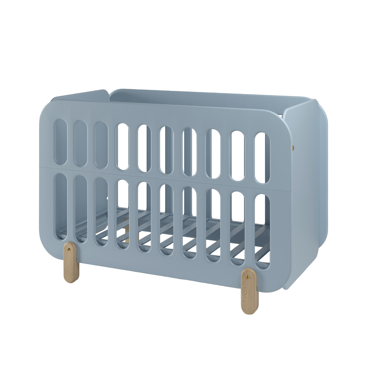 Детская кроватка "Baby Chipak - Just 2.5" Оттенок "Оловянный"