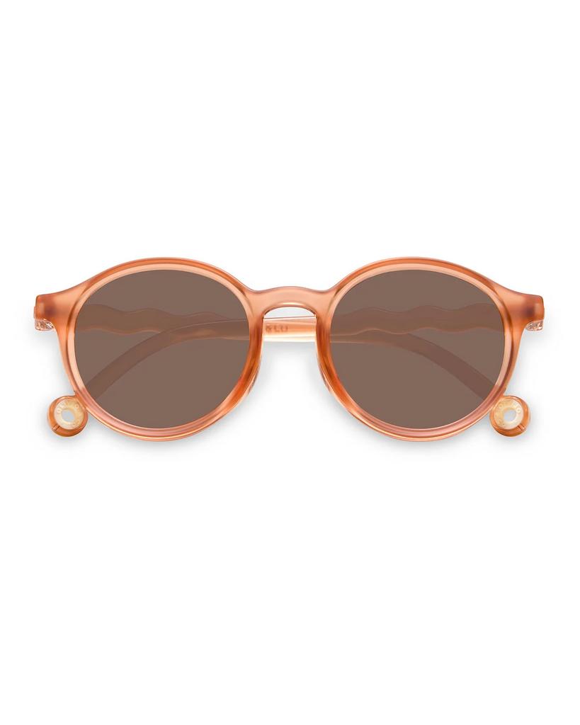 Очки JUNIOR Oval Sunglasses-Breakfast Art-Fig Pink