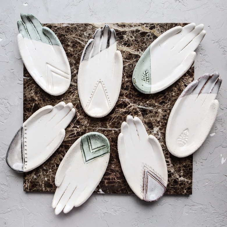 Блюдце для колец "Ладошка"