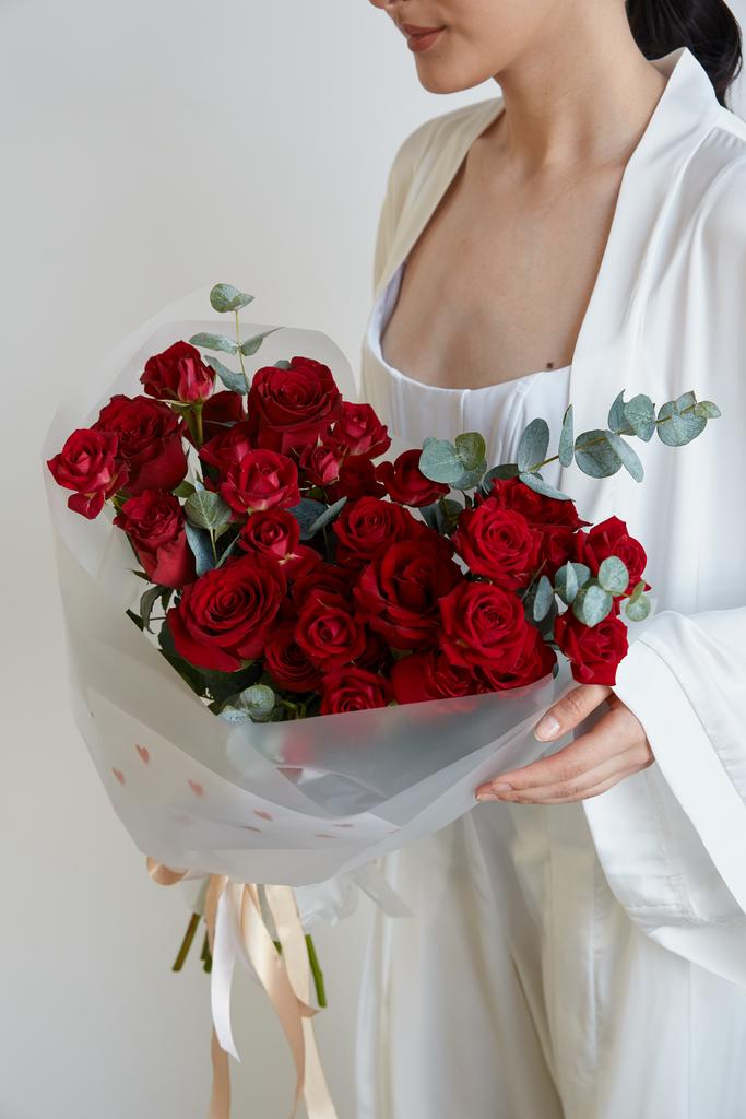 Красные розы L_8500