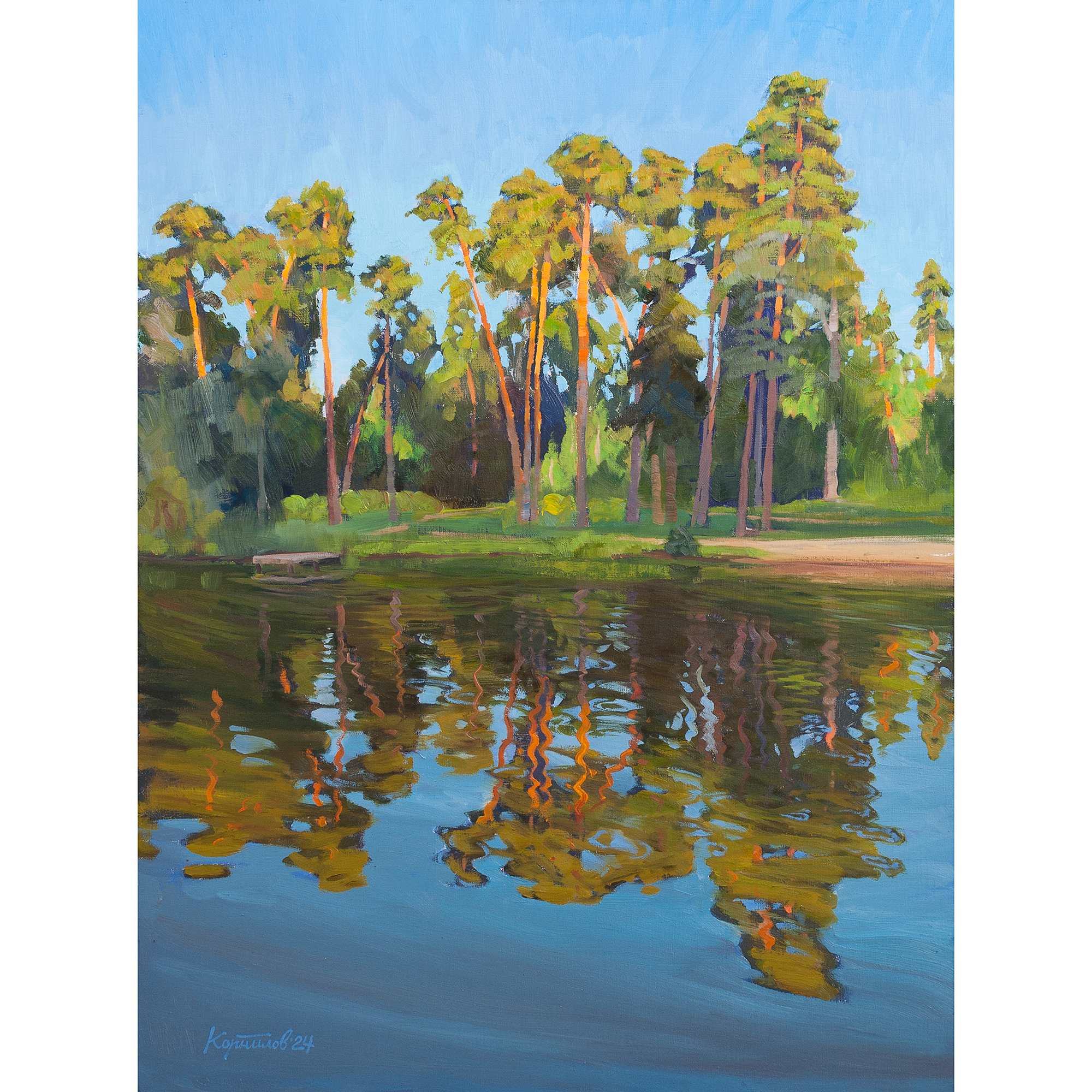 Заветы. Серебрянка. 80х60см