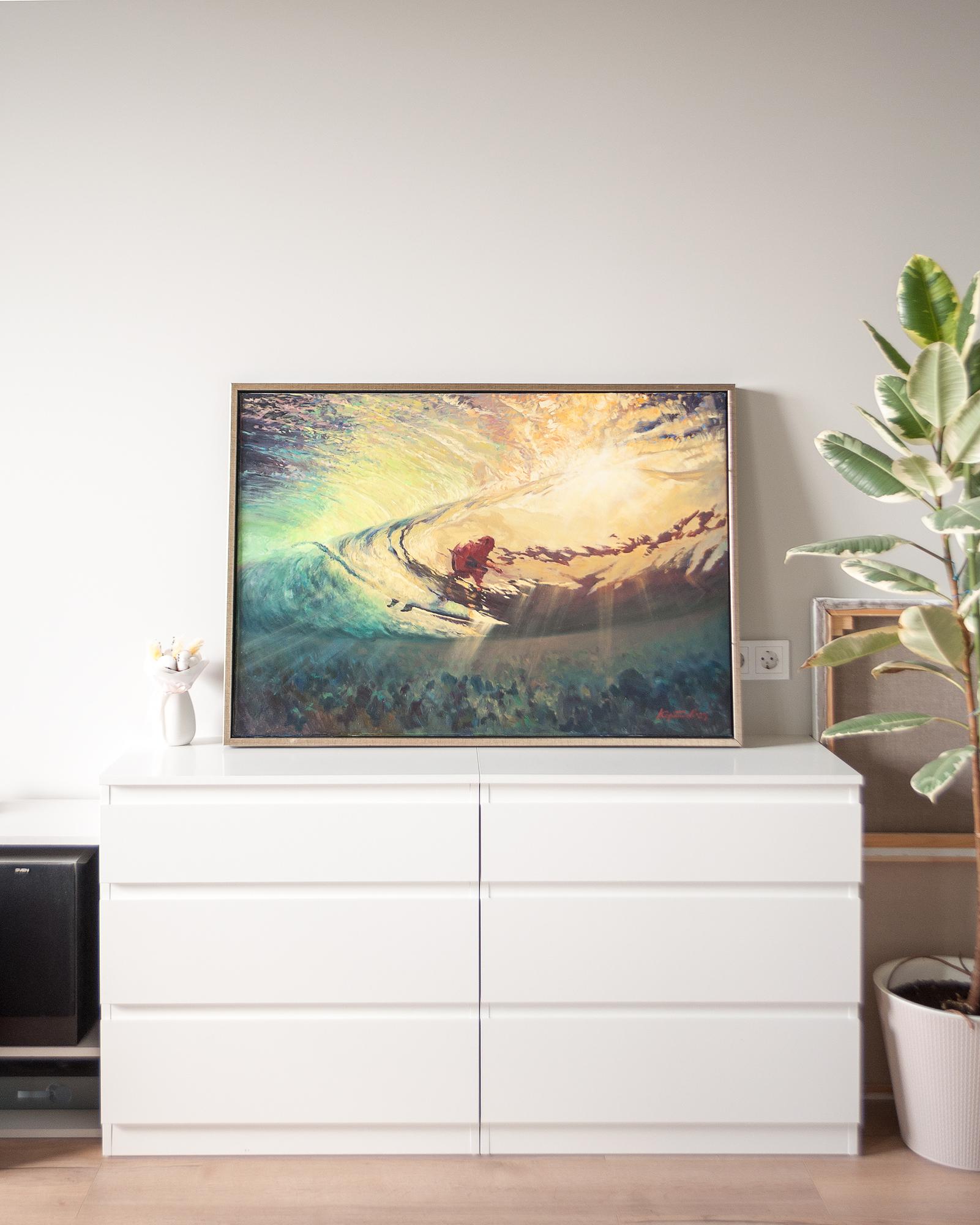 Подводный серфер. 70х100см