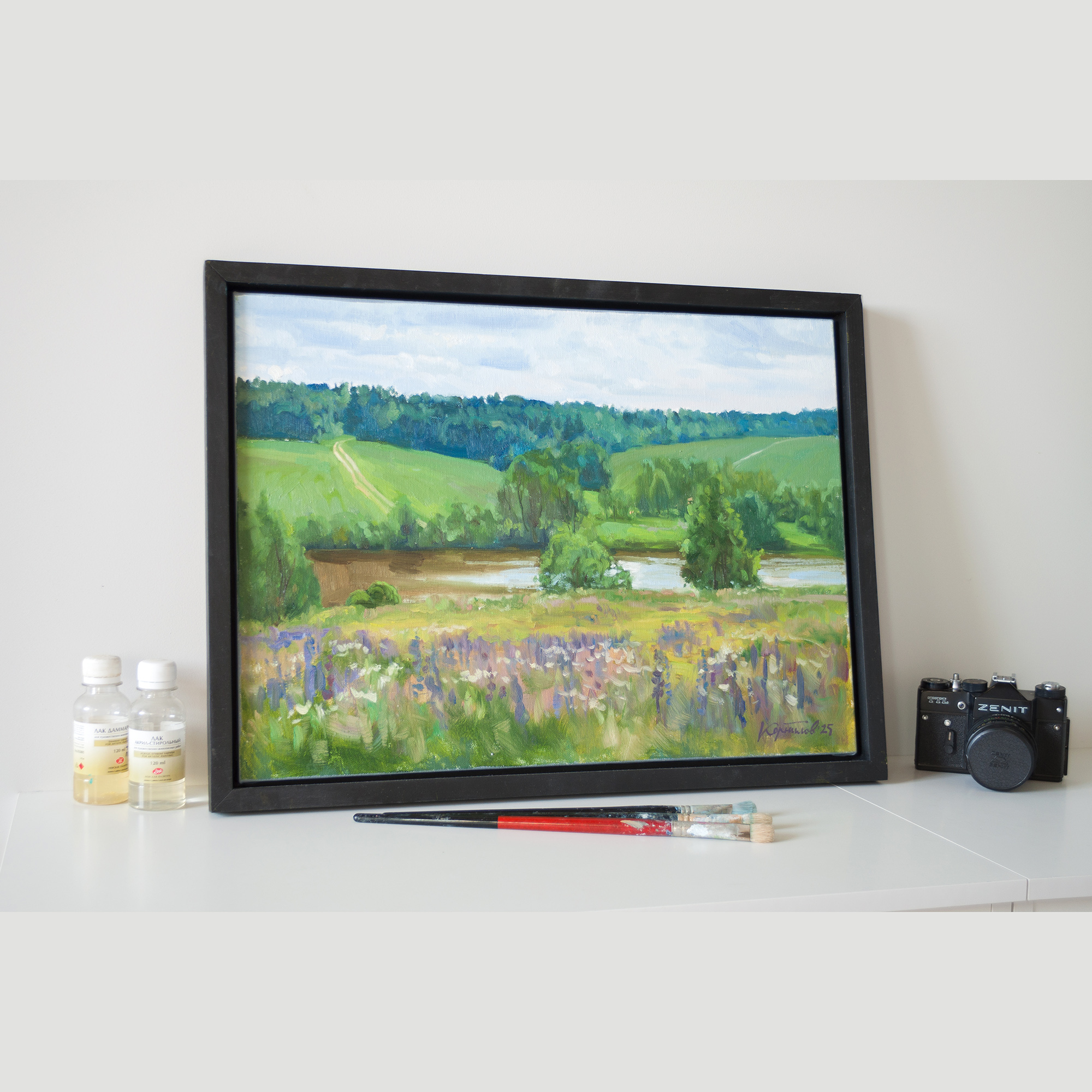 Июнь. Мураново. 40х50см