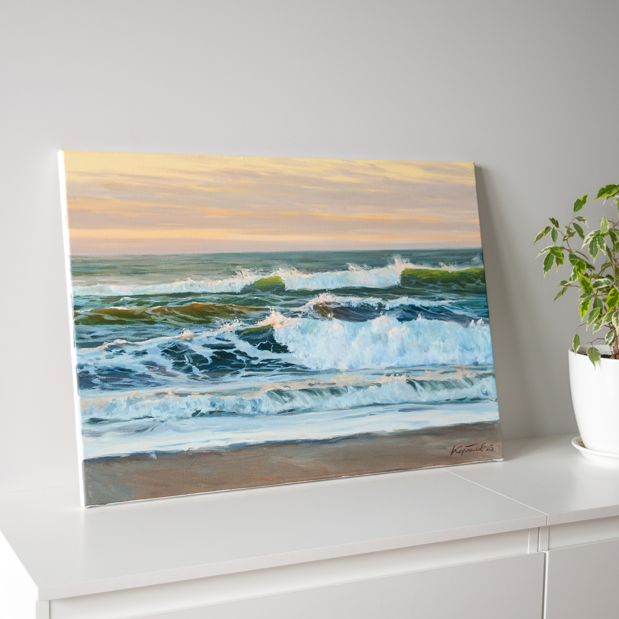 Свет и ветер. 50х70см