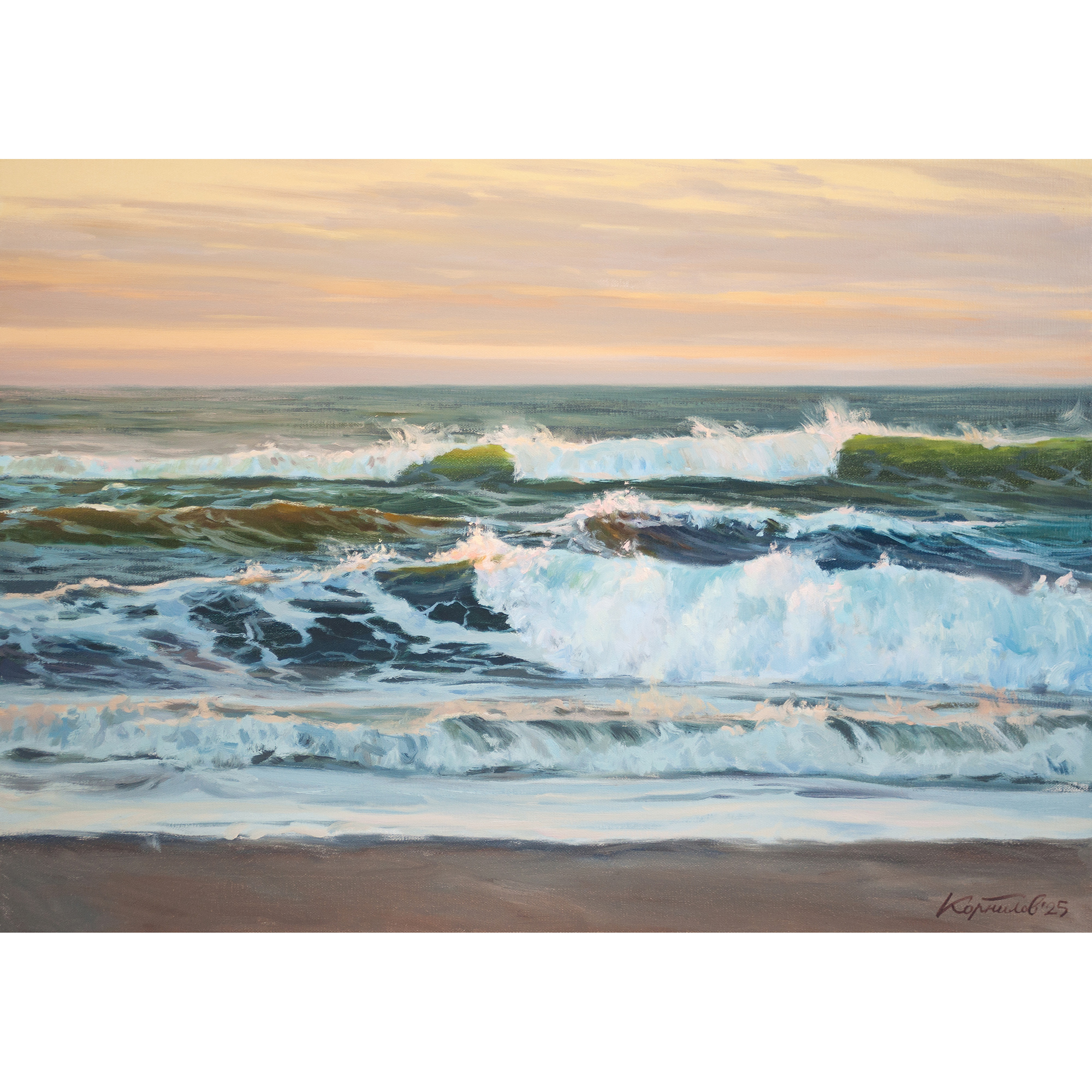 Свет и ветер. 50х70см