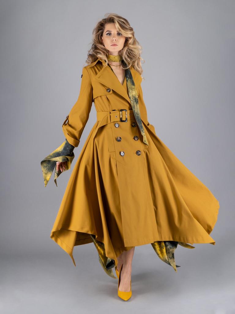 Тренч (горчичный)