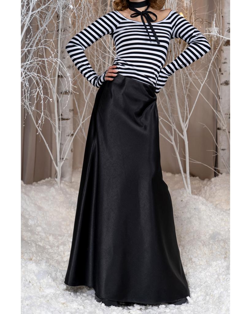 Юбка миди (черный)