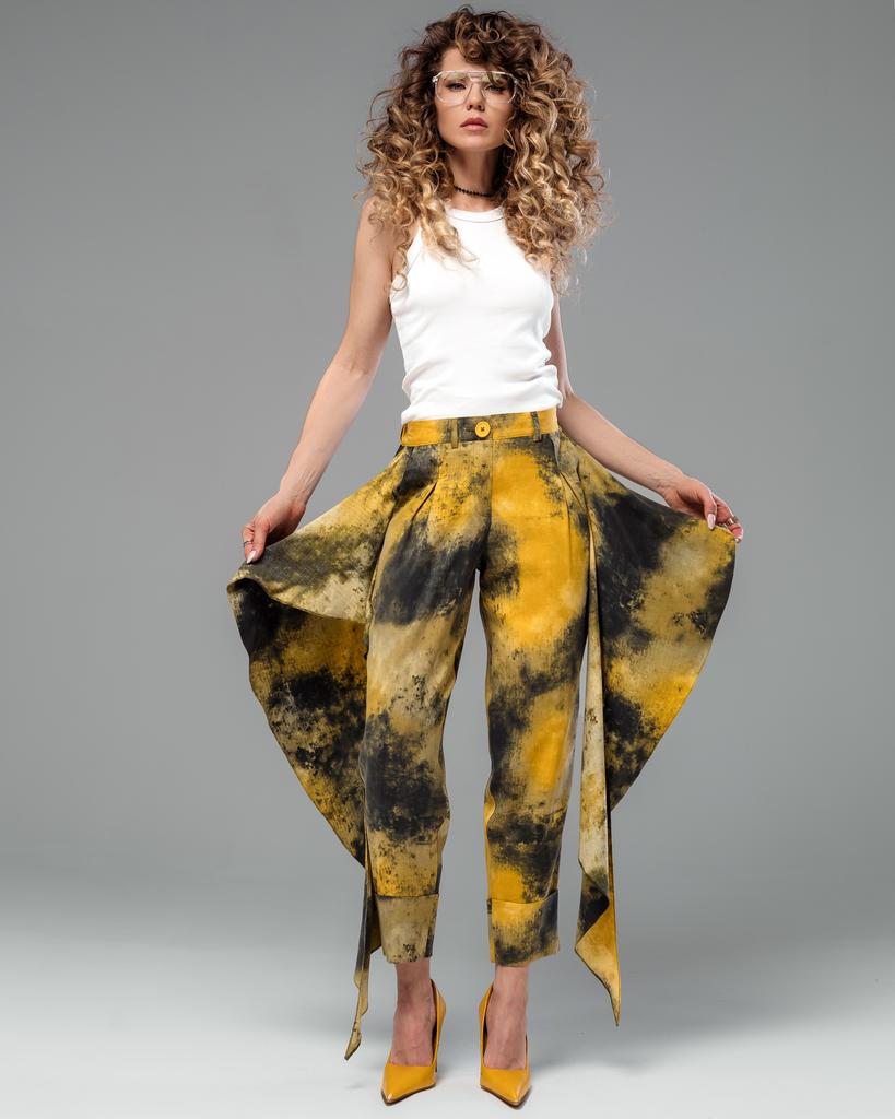 Брюки-бананы Wings (желто-зеленый)