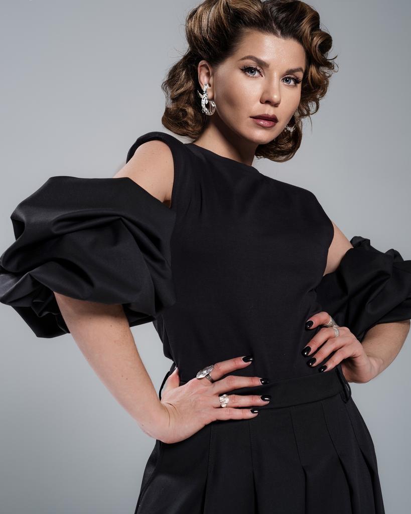 Рукава-буфы (черный)