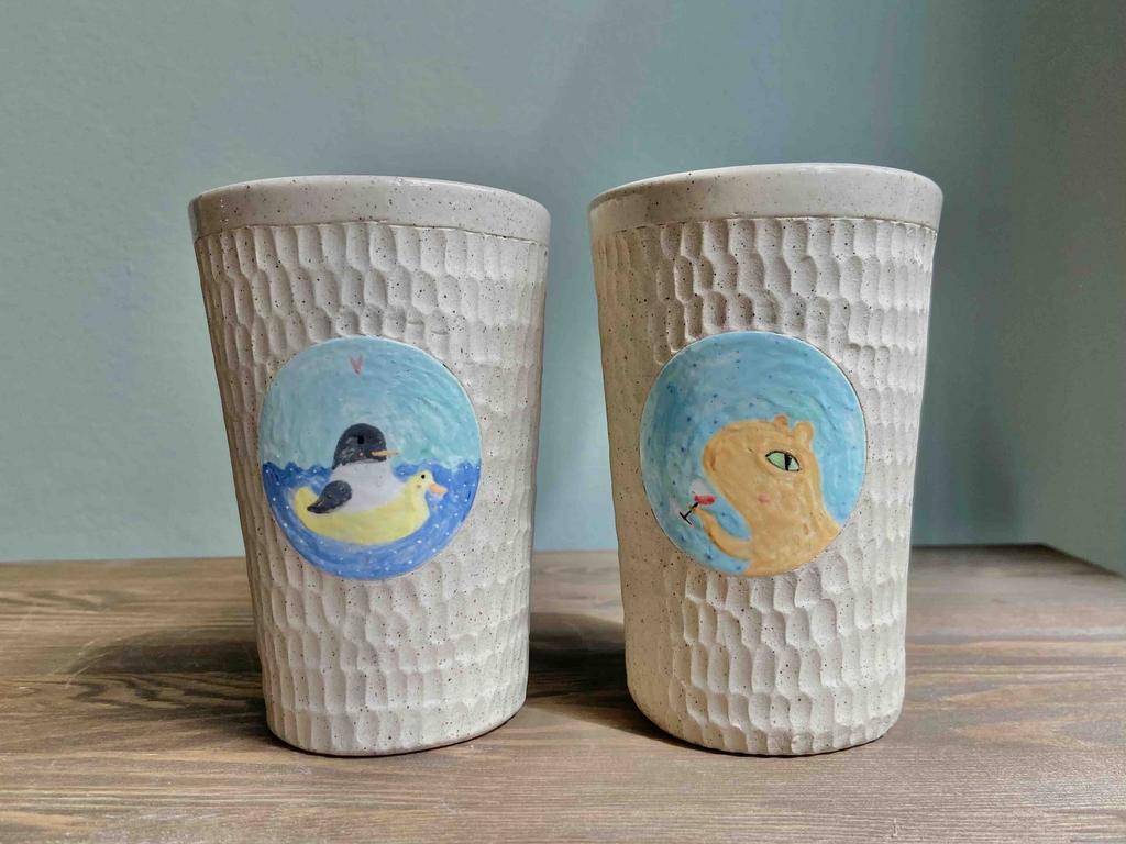 Стаканы со зверями