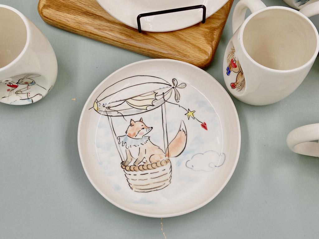 Тарелки с росписью