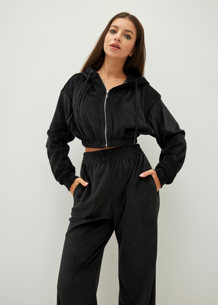 Костюм VELOUR CHOICE ZIP Черный