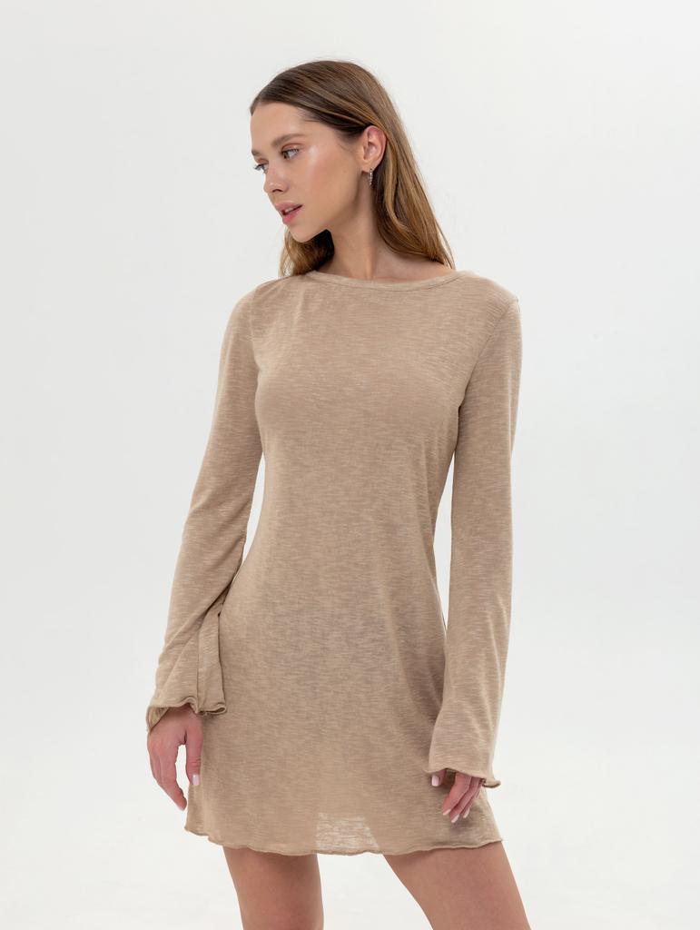 Платье МИНИ/MINI Песочный