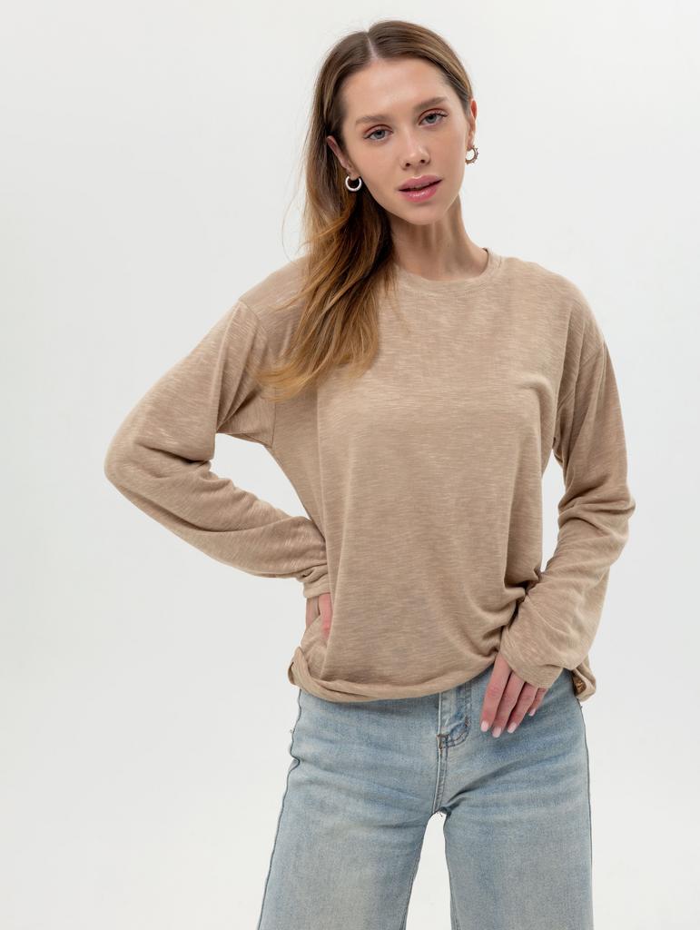 Лонгслив СОУЛ/SOUL Песочный