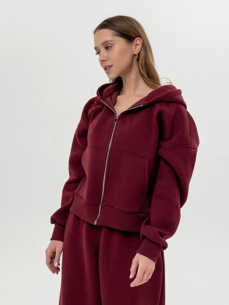 Худи  ВОРМ ШАРМ/WARM CHARM  Винный
