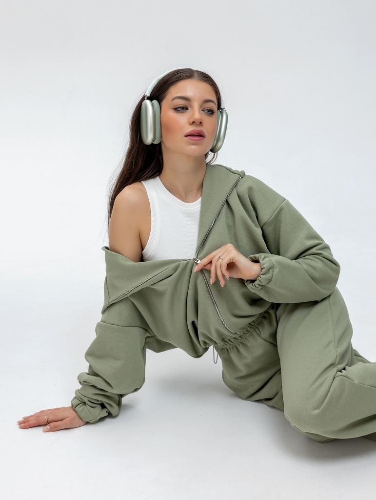 Худи НЮД/NUDE Оливка