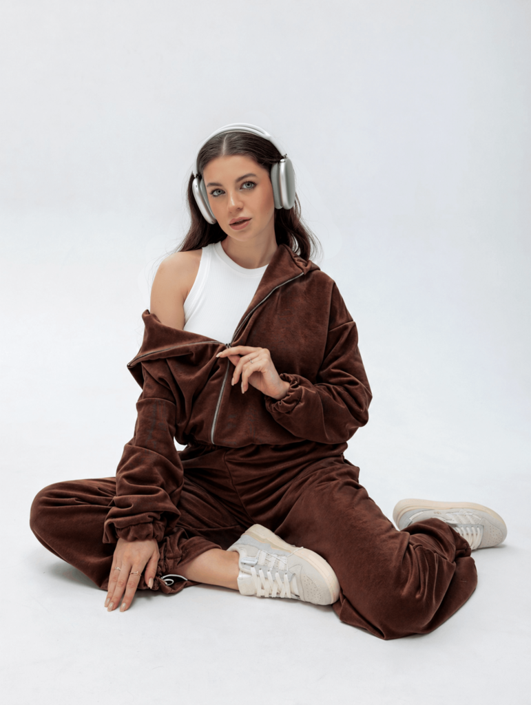 Костюм НЮД ВЕЛЮР/NUDE VELOUR Шоколад